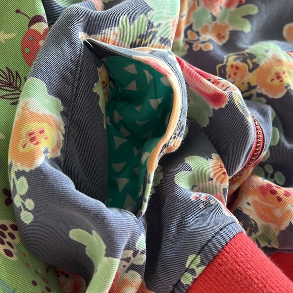 Matilda Jane 435 Cabin Night Floral Raglan Tween Jacket Girls Size 10 - Picture 5 of 9